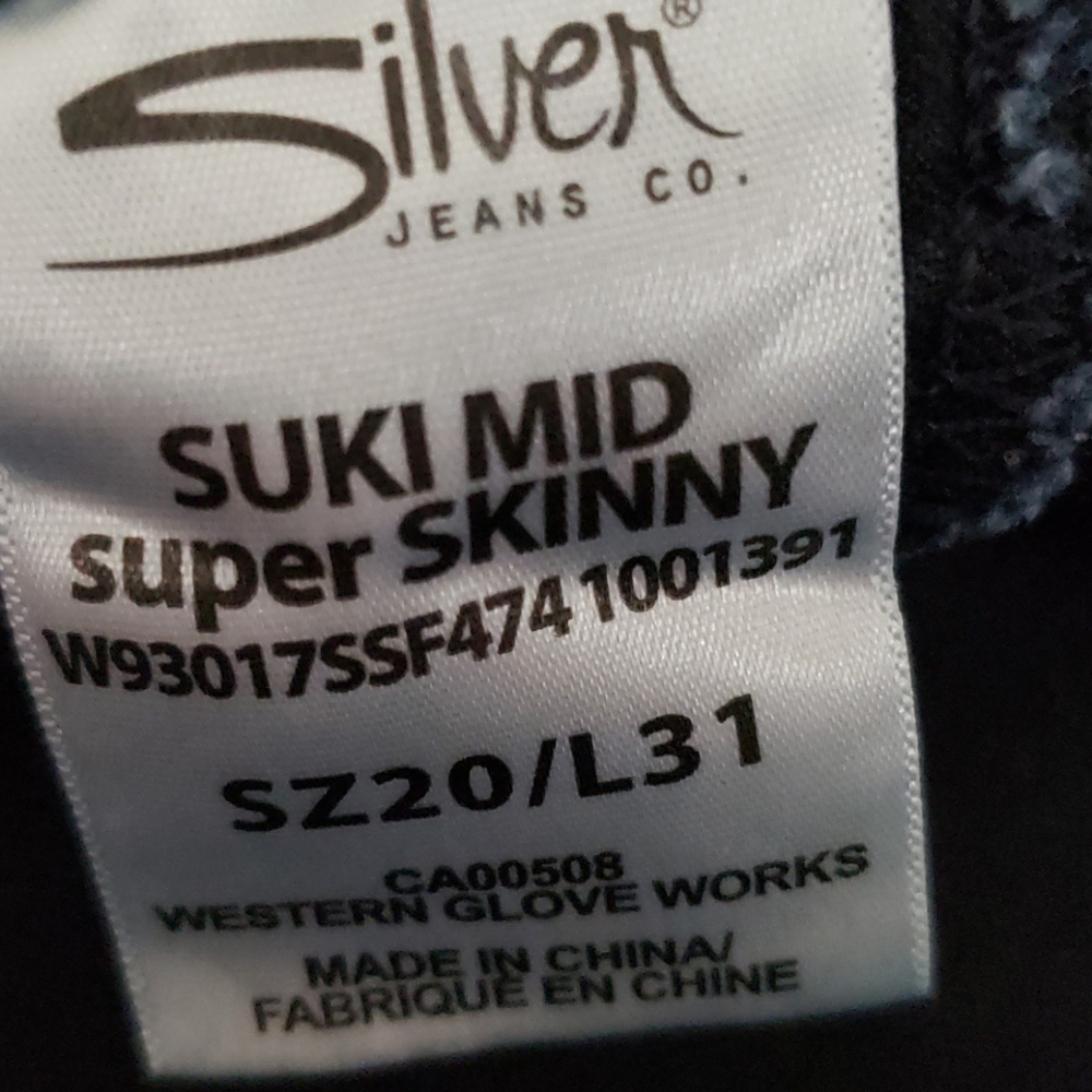 Silver jeans
